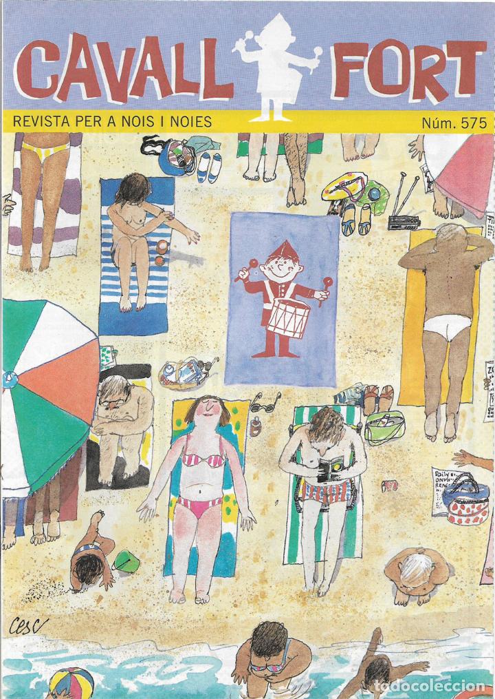 Collezionismo di Riviste e Giornali: REVISTA PER A NOIS I NOIES, CAVALL FORT N&ordm; 575 - PORTADA PER CESC