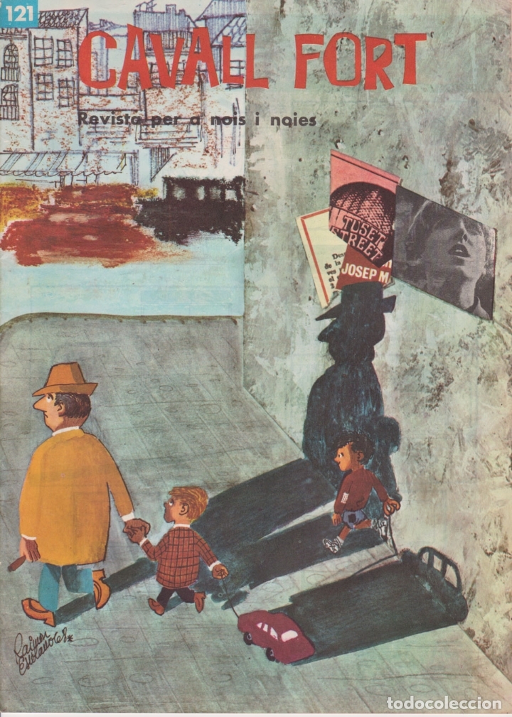 Collection Magazines and Newspapers: REVISTA PER A NOIS I NOIES, CAVALL FORT N&ordm; 121 - PORTADA PER RAMON ESCOLANO