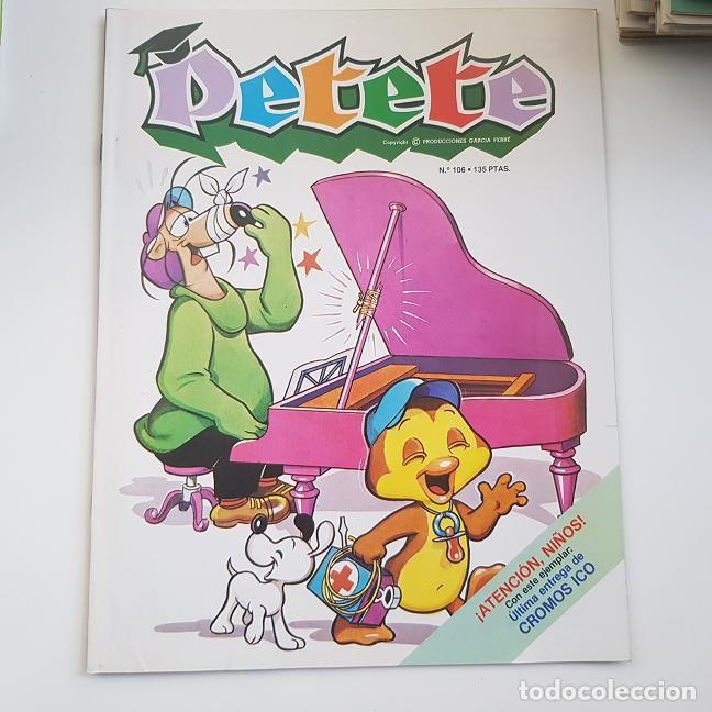 Coleccionismo de Revistas y Peri&oacute;dicos: REVISTA PETETE, A&Ntilde;O III N&ordm; 106, ED. P.T.T., A&Ntilde;O 1983, SUPLEMENTO,CROMOS, LEER DESCRIPCI&Oacute;N,BUENO