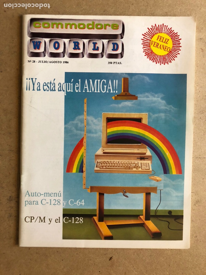 Collezionismo di Riviste e Giornali: COMMODORE WORLD N&deg; 28 (1986). ANTIGUA REVISTA DE INFORM&Aacute;TICA. COMO NUEVA. 62 P&Aacute;GINAS.
