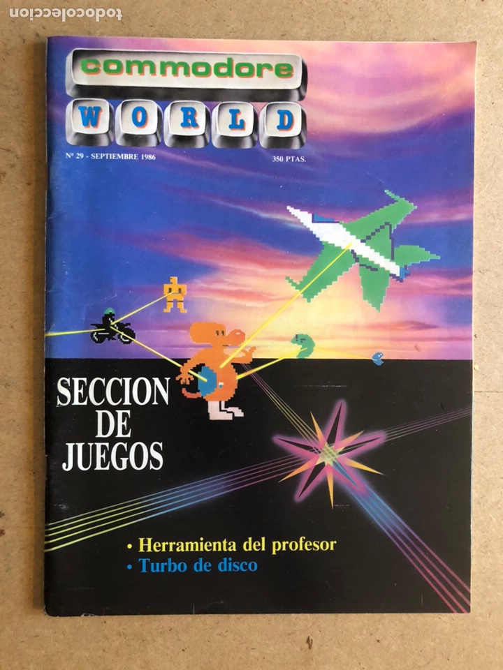 Coleccionismo de Revistas y Peri&oacute;dicos: COMMODORE WORLD N&deg; 29 (1986). ANTIGUA REVISTA DE INFORM&Aacute;TICA. SECCI&Oacute;N DE JUEGOS. COMO NUEVA.