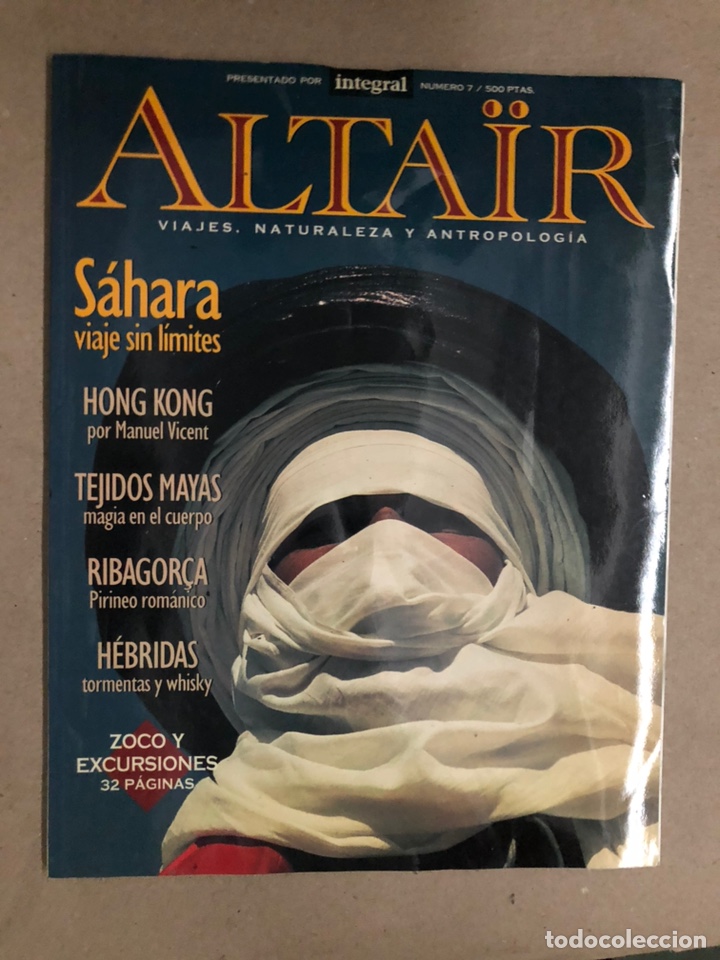 Coleccionismo de revistas y peri&oacute;dicos: ALTA&Iuml;R N&deg; 7 (1992-93). VIAJES, NATURALEZA Y ANTROPOLOG&Iacute;A. S&Aacute;HARA, TEJIDOS MAYAS, RIBAGOR&Ccedil;A, H&Eacute;BRIDAS