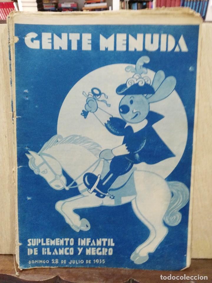 Coleccionismo de Revistas y Peri&oacute;dicos: Gente Menuda, Suplemento Infantil de ``Blanco y Negro&acute;&acute;  -  28 Julio 1935