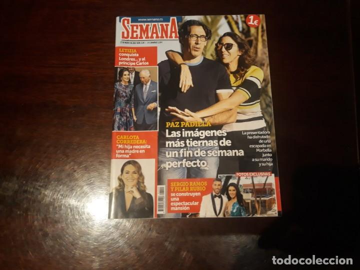 Coleccionismo de Revistas y Peri&oacute;dicos: REVISTA SEMANA N&ordm; 4129 - PAZ PADILLA - LETIZIA -CARLOTA CORREDERA -SERGIO RAMOS Y PILAR RUBIO