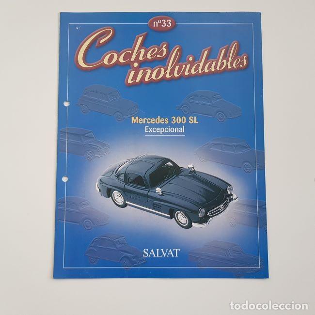 Coleccionismo de revistas y peri&oacute;dicos: COCHES INOLVIDABLES N&ordm; 33,MERCEDES 300 SL Y OTRAS MARCAS Y MODELOS,LEER DESCRIPCI&Oacute;N,SALVAT,2001