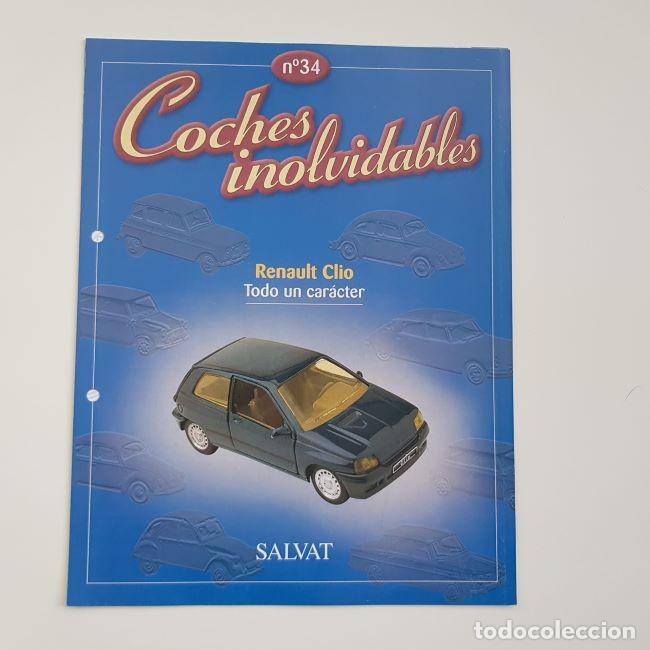 Coleccionismo de Revistas y Peri&oacute;dicos: COCHES INOLVIDABLES N&ordm; 34,RENAULT CLIO Y OTRAS MARCAS Y MODELOS,LEER DESCRIPCI&Oacute;N,SALVAT,2001