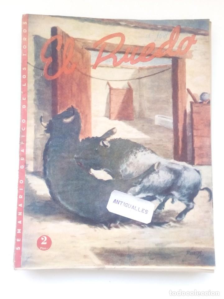 Coleccionismo de revistas y peri&oacute;dicos: EL RUEDO N&ordm;158,A&Ntilde;O 1947 -REVISTA TAURINA-TOROS-TAUROMAQUIA-TORERO-