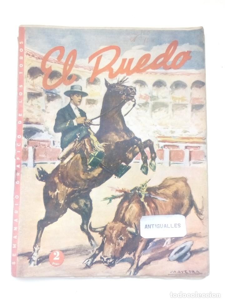 Coleccionismo de revistas y peri&oacute;dicos: EL RUEDO N&ordm;160,A&Ntilde;O 1947 -REVISTA TAURINA-TOROS-TAUROMAQUIA-TORERO-