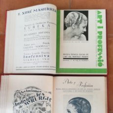 Coleccionismo de Revistas y Periódicos: 2 LIBRO,PELUQUERIA FEMENINA,ARTE Y PROFESION,AÑO 1932-1933,25 REVISTAS PEINADOS CABELLO,BARBERIA