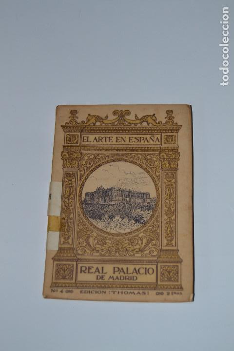 Coleccionismo de revistas y peri&oacute;dicos: FOLLETO DEL PALACIO REAL