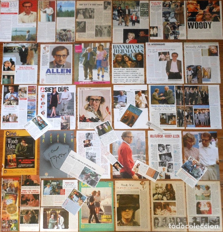 Collezionismo di Riviste e Giornali: WOODY ALLEN colecci&oacute;n prensa spain clippings 1970s/00s clippings photos magazine articles cinema