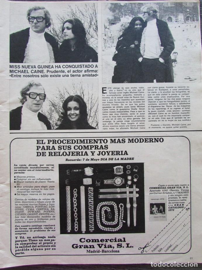 Coleccionismo de Revistas y Peri&oacute;dicos: RECORTE REVISTA SEMANA N&ordm; 1680 1972 MISS NUEVA GUINEA, MICHAEL CANE, KATTY USSIA, GONZALO DE BORBON