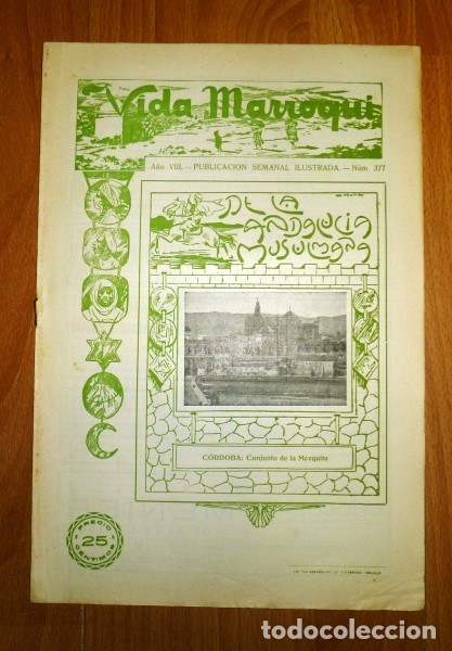 Sammeln von Zeitschriften und Zeitungen: VIDA MARROQU&Iacute; : Revista Semanal Ilustrada. A&ntilde;o VIII ; Melilla, 11 junio 1933 ; N&ordm; 377