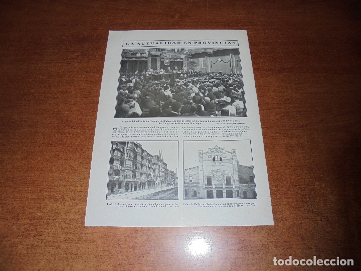 Coleccionismo de revistas y peri&oacute;dicos: RETAL 1909: BARCELONA. CASTRO URDIALES. PALMA DE MALLORCA. MANRESA. MINISTRO DE CUBA. GAONA.