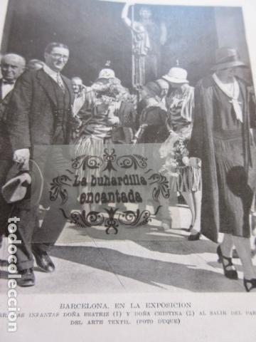 Sammeln von Zeitschriften und Zeitungen: FOTO RECORTE 1929 - DO&Ntilde;A BEATRIZ CRISTINA - GRANOLLERS MONUMENTO SOLDADOS MUERTOS AFRICA VALLE ANSO