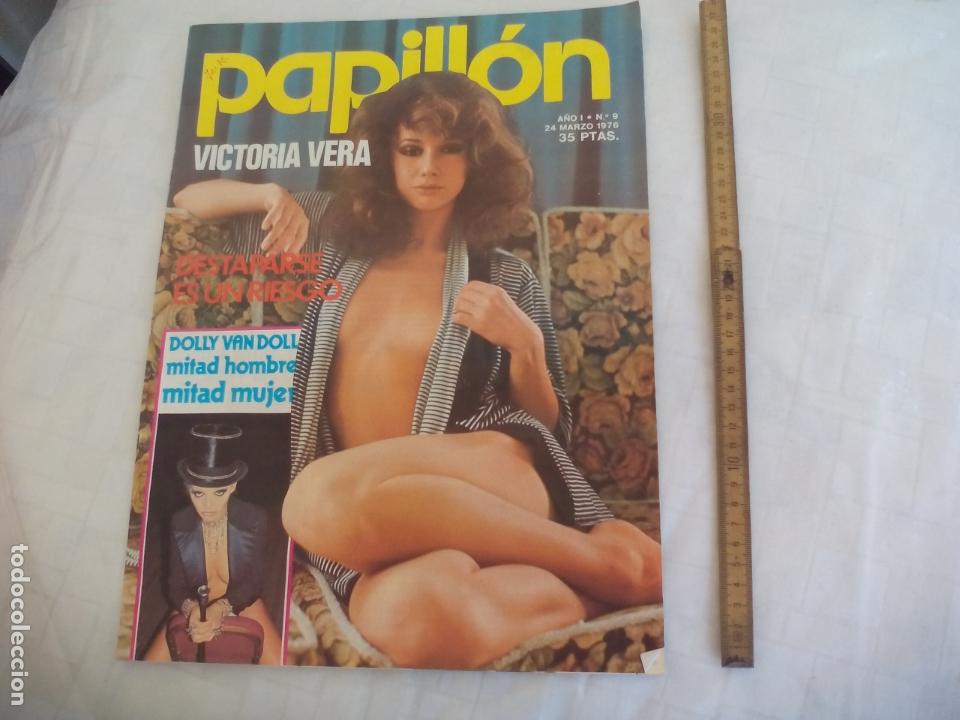 Coleccionismo de revistas y peri&oacute;dicos: REVISTA PAPILLON N&ordm; 9 A&Ntilde;O 1 VICTORIA VERA, DOLLY VAN DOLL LEONORA FANI. NUEVO ASPECTO DAVID BOWIE