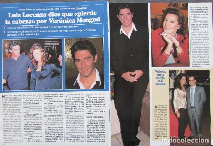 Coleccionismo de Revistas y Peri&oacute;dicos: RECORTE REVISTA SEMANA N&ordm; 3017 1997 VERONICA MENGOD, LUIS LORENZO