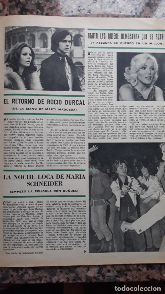 Coleccionismo de revistas y peri&oacute;dicos: MARIA SCHNEIDER ROCIO DURCAL ANTONIO MORALES JUNIOR AGATA LYS