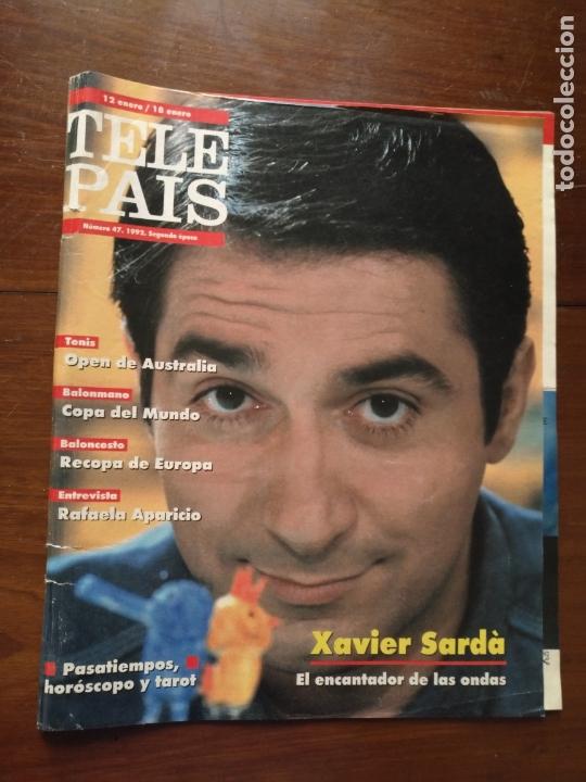 Collectionnisme de Revues et Journaux: tp tele pais telepais 1992 revista suplemento portada xavier sarda - open de australia - copa mundo
