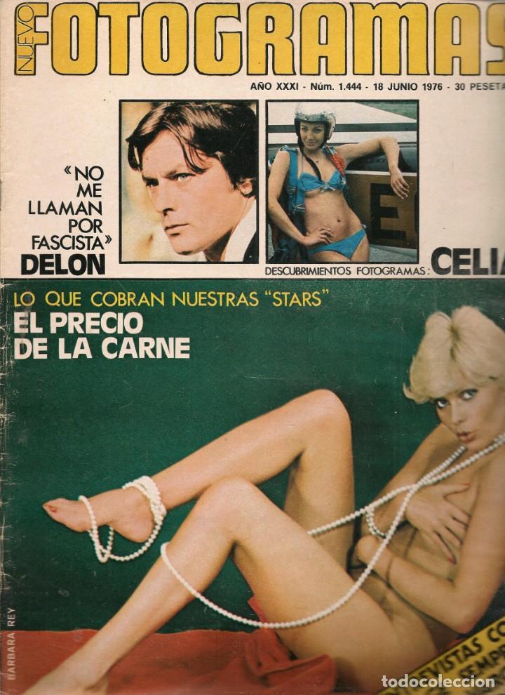 Coleccionismo de revistas y peri&oacute;dicos: FOTOGRAMAS. N&ordm; 1444. BARBARA REY. ALAIN DELON. 18 JUNIO 1976. (Z/28)