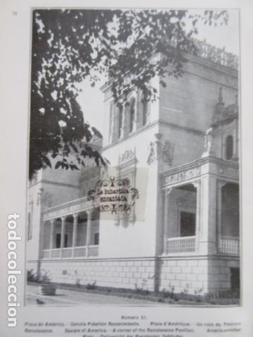 Coleccionismo de Revistas y Peri&oacute;dicos: FOTO/RECORTE 1929 - SEVILLA EXPOSICION PABELLON RENACIMIENTO - TRAS. MEJICO INDUSTRIAS GANADERAS