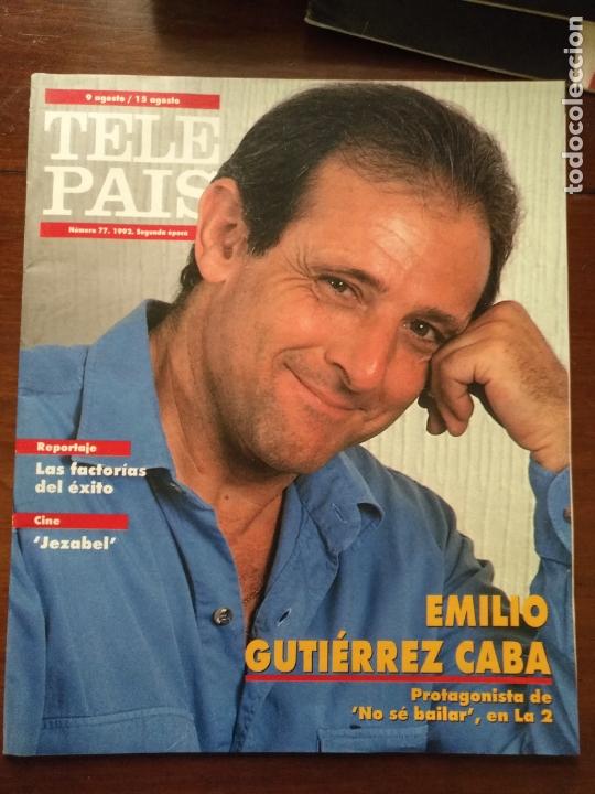 Coleccionismo de Revistas y Peri&oacute;dicos: tp tele pais telepais 1992 revista suplemento - emilio gutierrez no se bailar