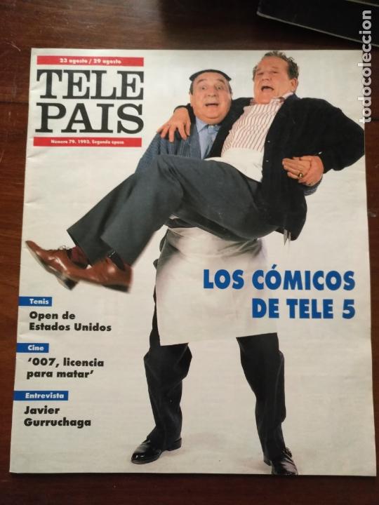 Collezionismo di Riviste e Giornali: tp tele pais telepais 1992 revista suplemento - comicos de la tele jesus hermida javier gurruchaga