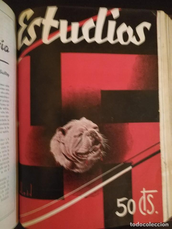 Coleccionismo de Revistas y Peri&oacute;dicos: ESTUDIOS, REVISTA ECL&Eacute;CTICA, A&Ntilde;O 1933 COMPLETO EN UN VOLUMEN.