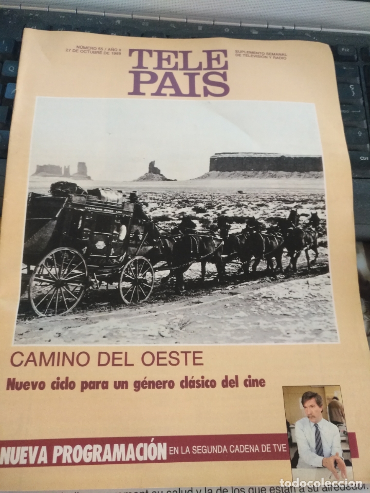 Colecionismo de Revistas e Jornais: tp tele pais telepais 1989 revista suplemento - camino del oeste pepe navarro cine del oeste western