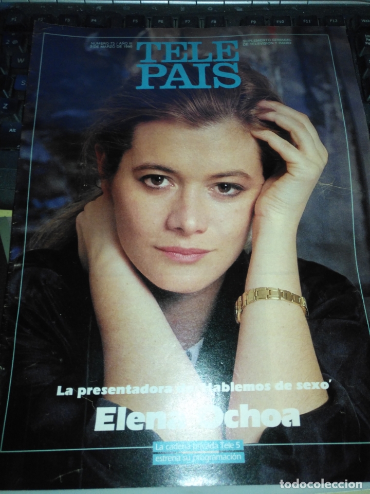 Coleccionismo de Revistas y Peri&oacute;dicos: tp tele pais telepais 1990 revista suplemento tv - ELENA OCHOA , JUAN ECHANOVE TELECINCO ....
