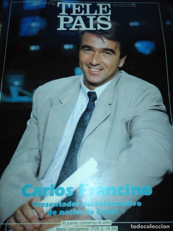 Collezionismo di Riviste e Giornali: tp tele pais telepais 1990 revista suplemento tv -  CARLSO FRANCINOTHE POLICE JUNGLA DE CRISTAL ...