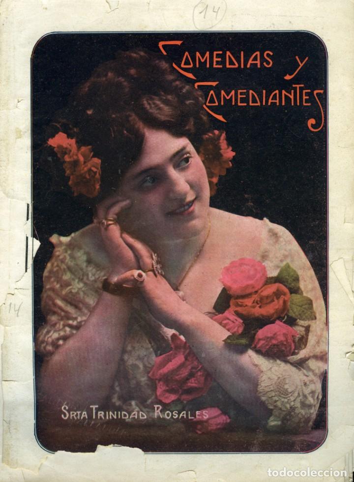 Coleccionismo de Revistas y Peri&oacute;dicos: Comedias y Comediantes n&ordm; 14, 1 m1yo de 1914.