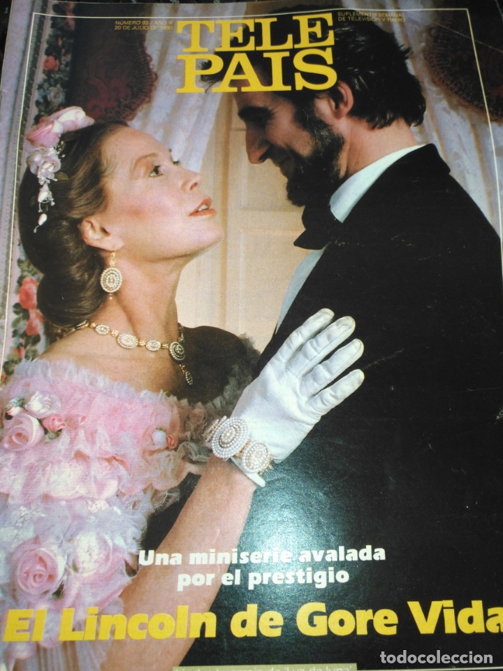 Coleccionismo de Revistas y Peri&oacute;dicos: tp tele pais telepais 1990 revista suplemento tv - LINCOLN DE GORE VIDAL , BEATLES GABINETE CALIGARI