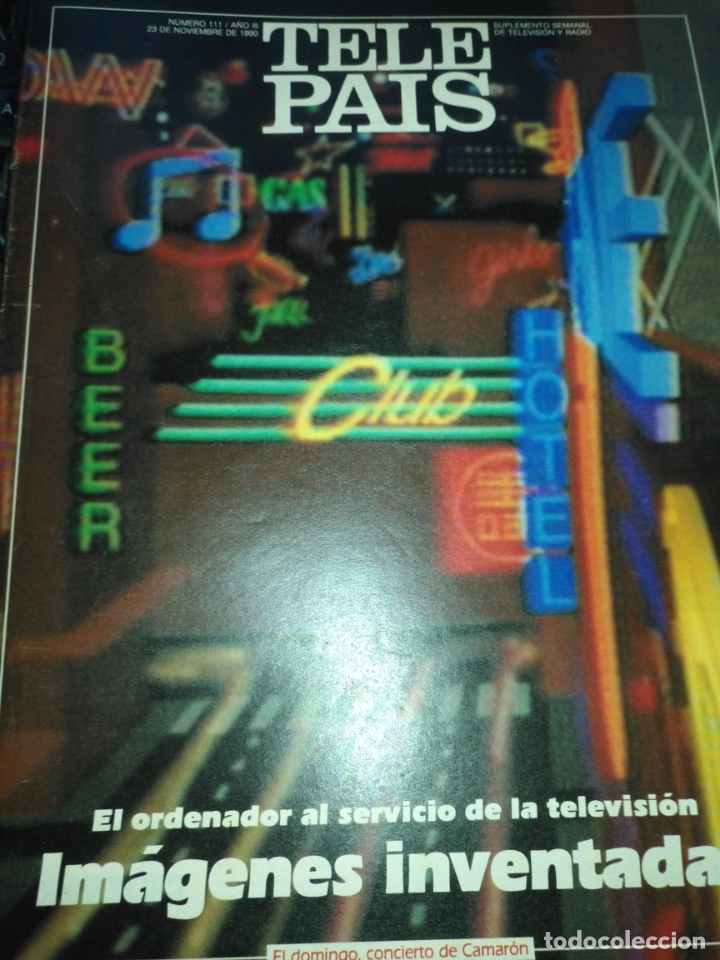 Coleccionismo de Revistas y Peri&oacute;dicos: tp tele pais telepais 1990 revista suplemento tv imagenes inventadas camaron guerra de las galaxias