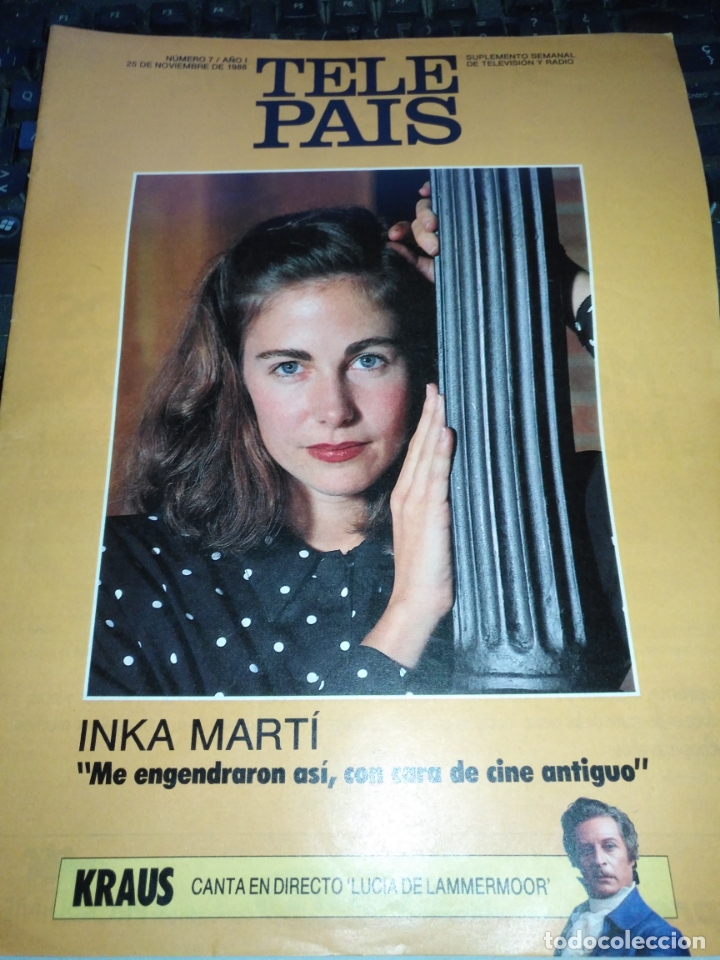 Coleccionismo de Revistas y Peri&oacute;dicos: tp tele pais telepais 1988 revista suplemento james dean inka marti natalie wood tricicle ...