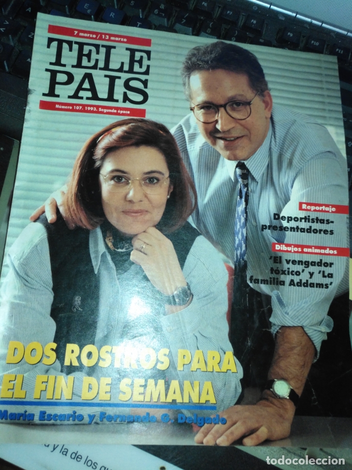 Colecionismo de Revistas e Jornais: tp tele pais telepais 1993 revista suplemento maria escari fernando delgado dibujos animados