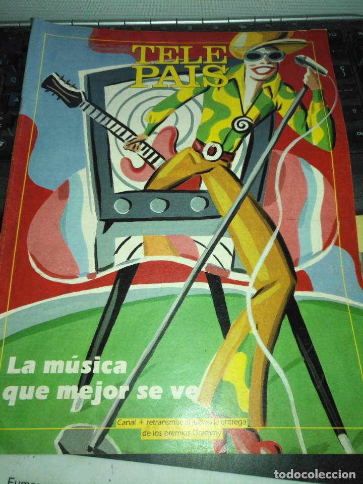 Collectionnisme de Revues et Journaux: tp tele pais telepais 1993 revista suplemento - la musica que mejor se ve . canal + grammy
