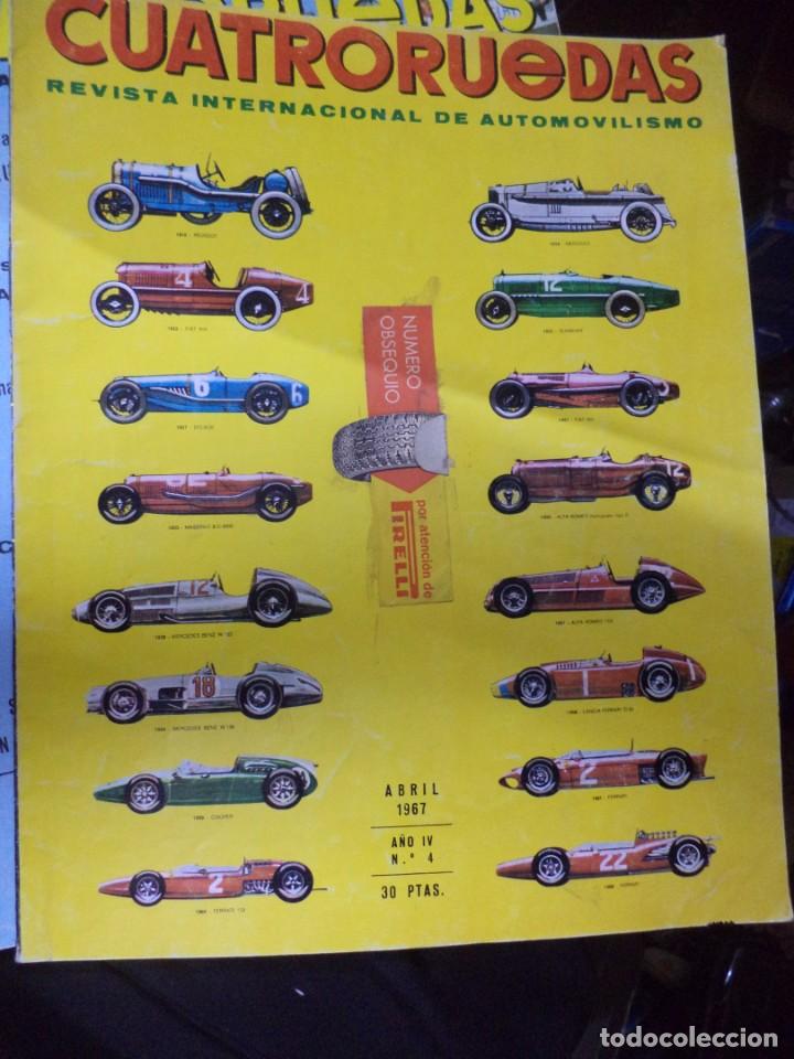 Coleccionismo de Revistas y Peri&oacute;dicos: Revista Cuatro Ruedas.Abril de  1967.N&ordm;4.Mantenimiento del Simca 1000.