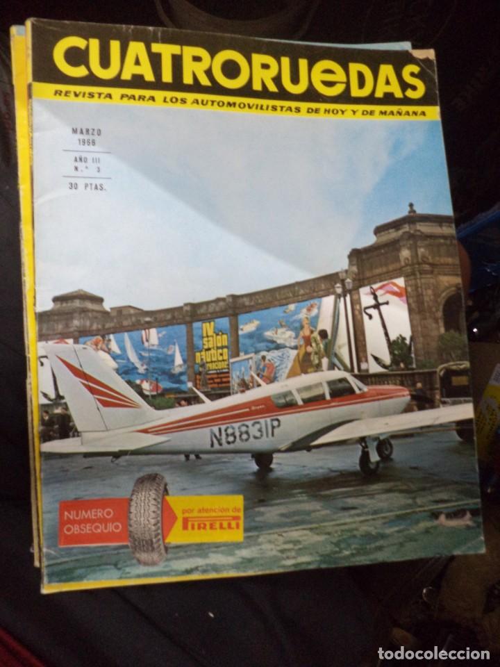 Coleccionismo de revistas y peri&oacute;dicos: Revista Cuatro Ruedas.Marzo de  1966.N&ordm;3.Especial Opel Kadett.