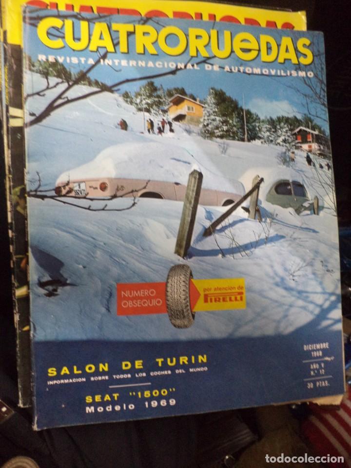 Sammeln von Zeitschriften und Zeitungen: Revista Cuatro Ruedas.Diciembre  de  1968.N&ordm;12.Especial SEAT 1500 del 69.