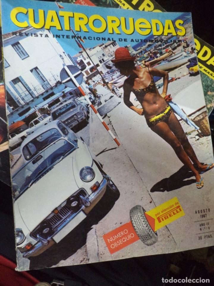 Coleccionismo de Revistas y Peri&oacute;dicos: Revista Cuatro Ruedas.Agosto de  1967.N&ordm;8.Prueba del Ford Cortina GT.