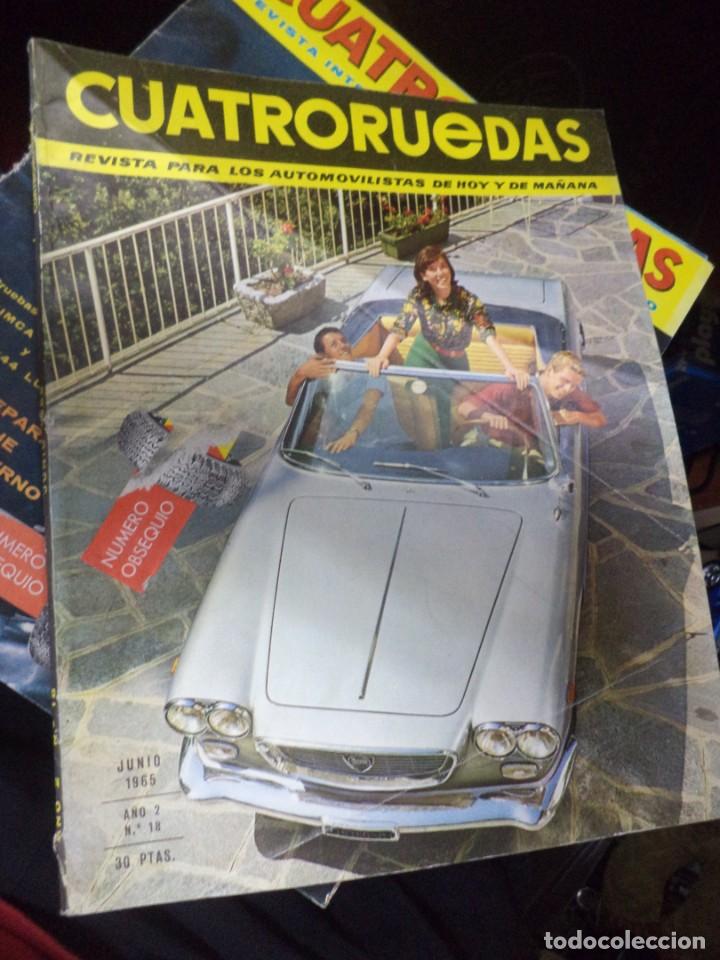 Sammeln von Zeitschriften und Zeitungen: Revista Cuatro Ruedas.Junio de  1965.N&ordm;6.Prueba del Mercedes 190 D.