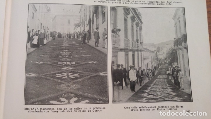 Coleccionismo de revistas y peri&oacute;dicos: OROTAVA CANARIAS MONUMENTO GENERAL VARA DEL REY MADRID ALFONSO XIII ACCIDENTE AVIACION GETAFE 1915