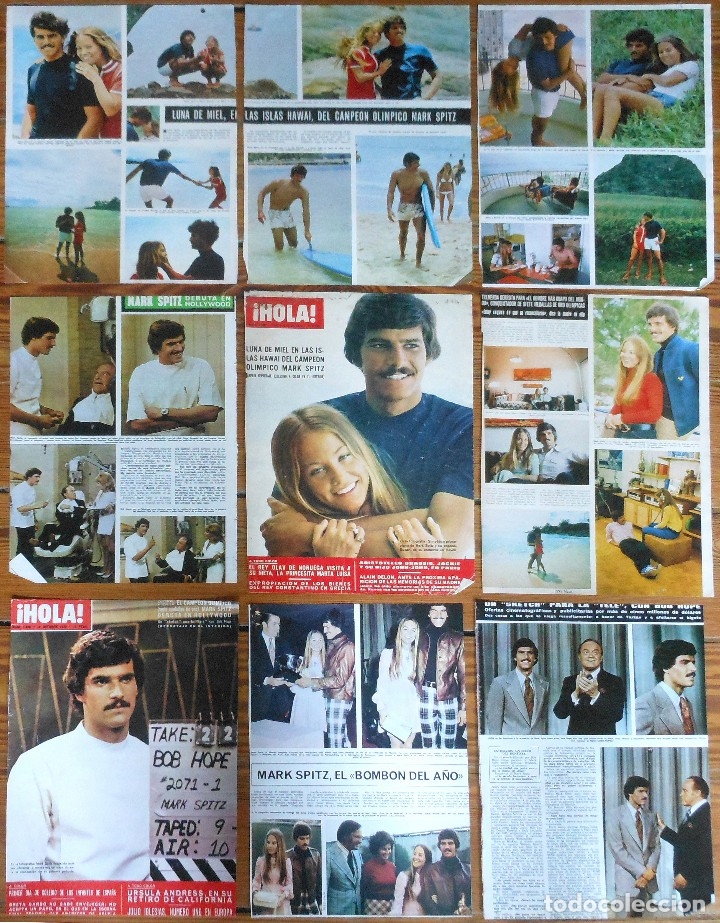 Collezionismo di Riviste e Giornali: MARK SPITZ lote prensa spain clippings 1970s magazine articles photos Olympic Games Juegos Olimpicos