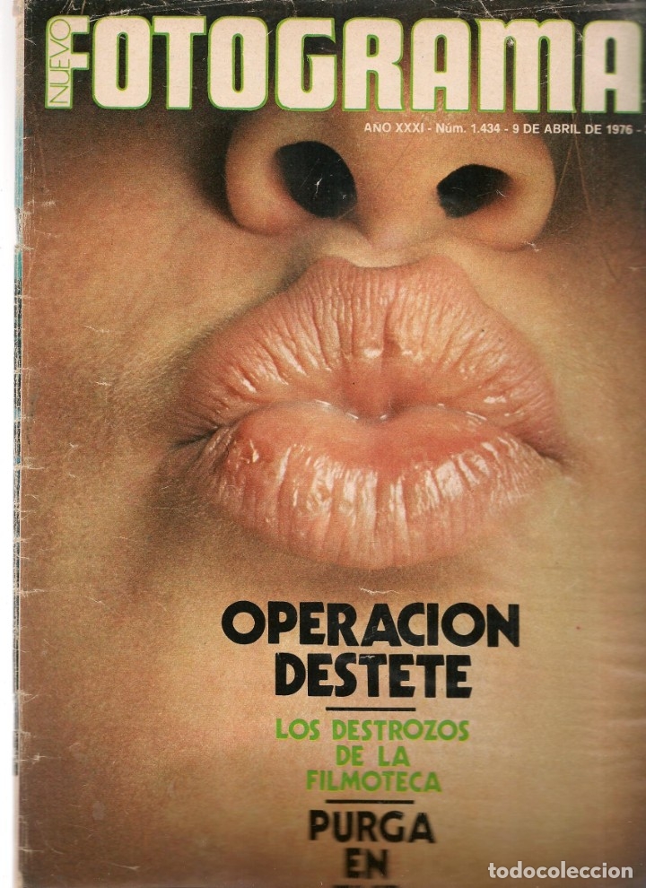 Coleccionismo de revistas y peri&oacute;dicos: NUEVO FOTOGRAMAS. N&ordm; 1434. CHARLES BRONSON / PAQUITA RICO. 9/4/1976(P/B1)