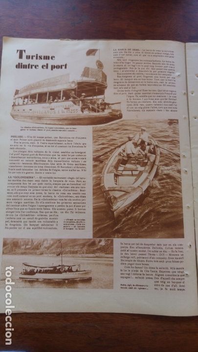 Collection Magazines and Newspapers: GOLONDRINAS PORT DE BARCELONA LA GAVIOTA /CASA MES GRAN I MES PETITA BARCELONA REVISTA ANY 1930