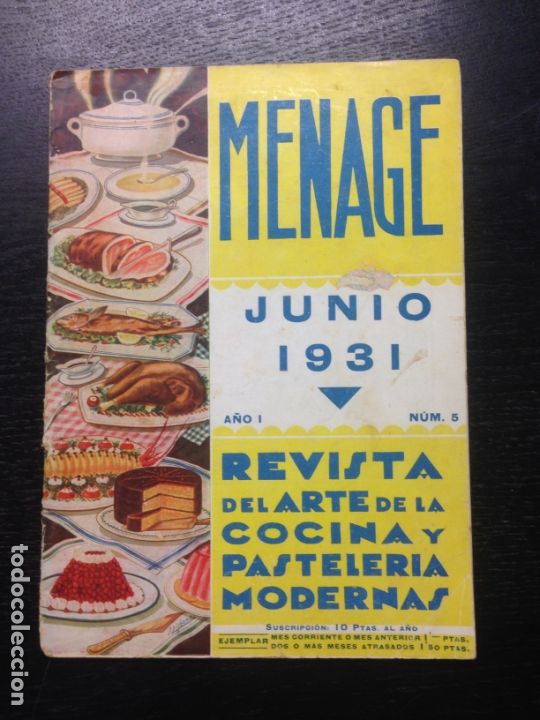Coleccionismo de revistas y peri&oacute;dicos: MENAGE, JUNIO 1931, A&Ntilde;O I, NUM. 5