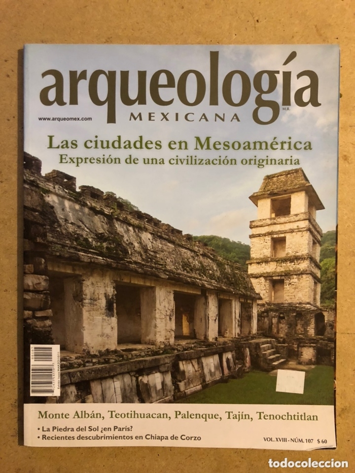 Arqueologia Mexicana N 107 Las Ciudades En Mes Sold Through Direct Sale