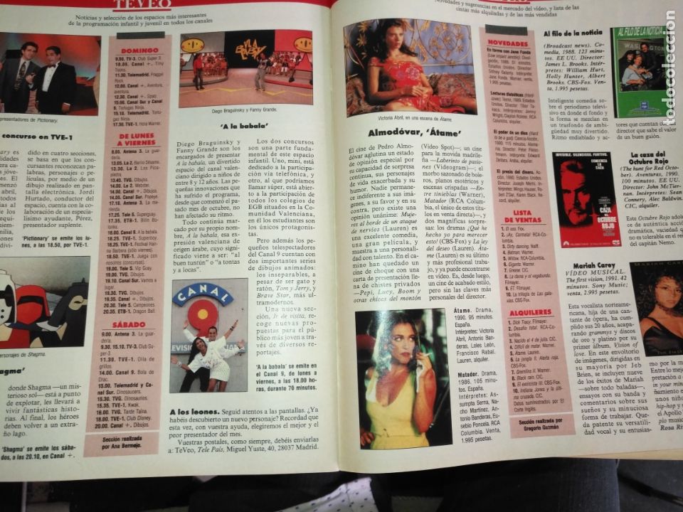 Coleccionismo de Revistas y Peri&oacute;dicos: tp tele pais telepais 1991 revista suplemento tv - toros feria de san isidro ni&ntilde;o capea joselito ...