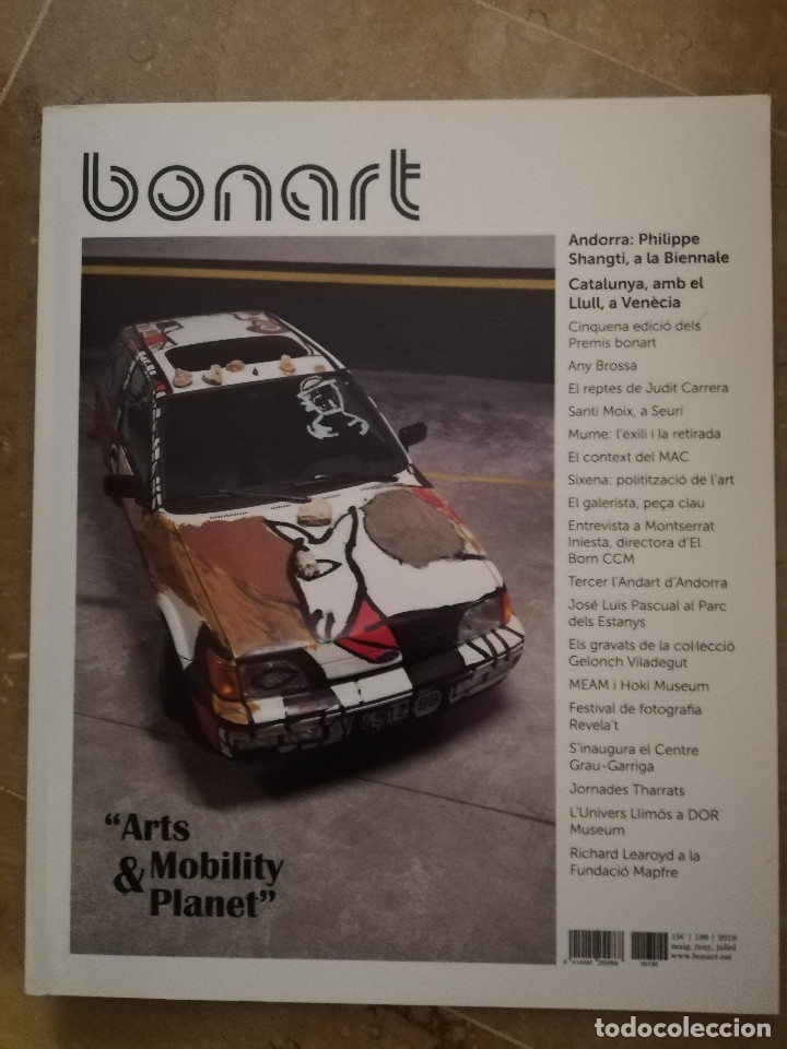 Collection Magazines and Newspapers: REVISTA BONART N&ordm; 186 (MAIG, JUNY I JULIOL 2019) ARTS & MOBILITY & PLANET